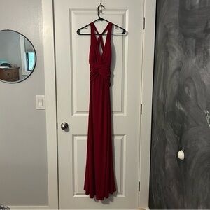 Red prom / ball dress / gown